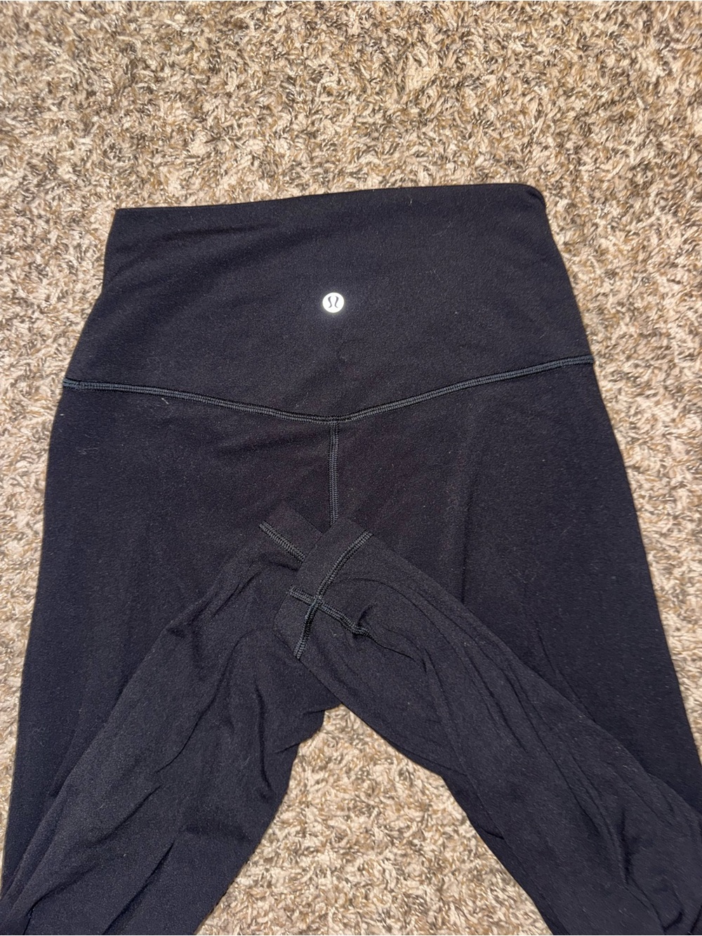 lululemon athletica Black Kids Leggings with High Waist